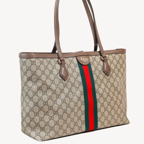 Gucci Ophidia Medium GG Supreme Canvas Tote Bag - Picture 2 of 14